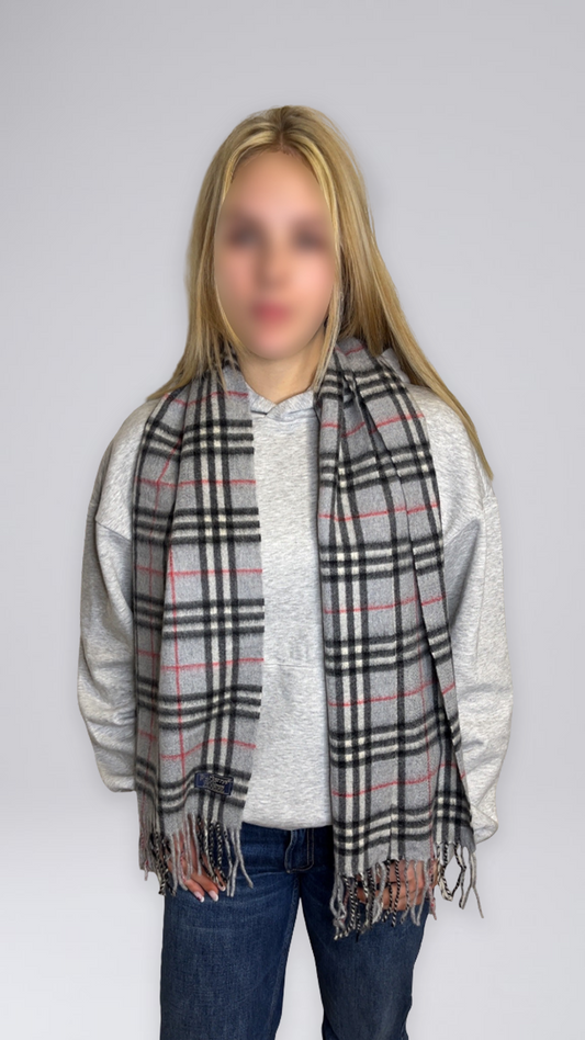 Burberry Sjaal Lichtgrijs