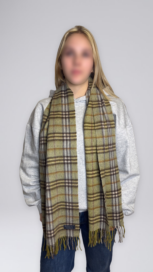 Burberry Sjaal Lichtgroen