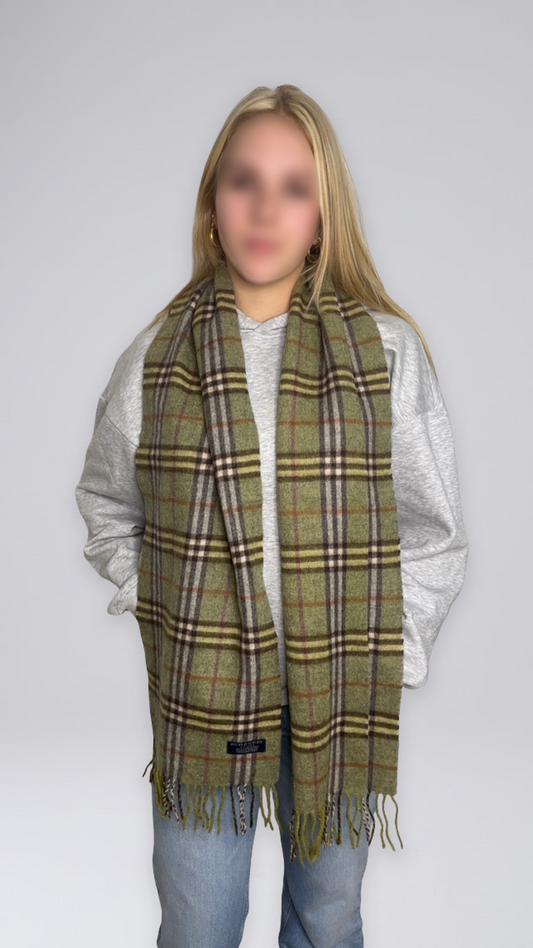 Burberry Sjaal Lichtgroen