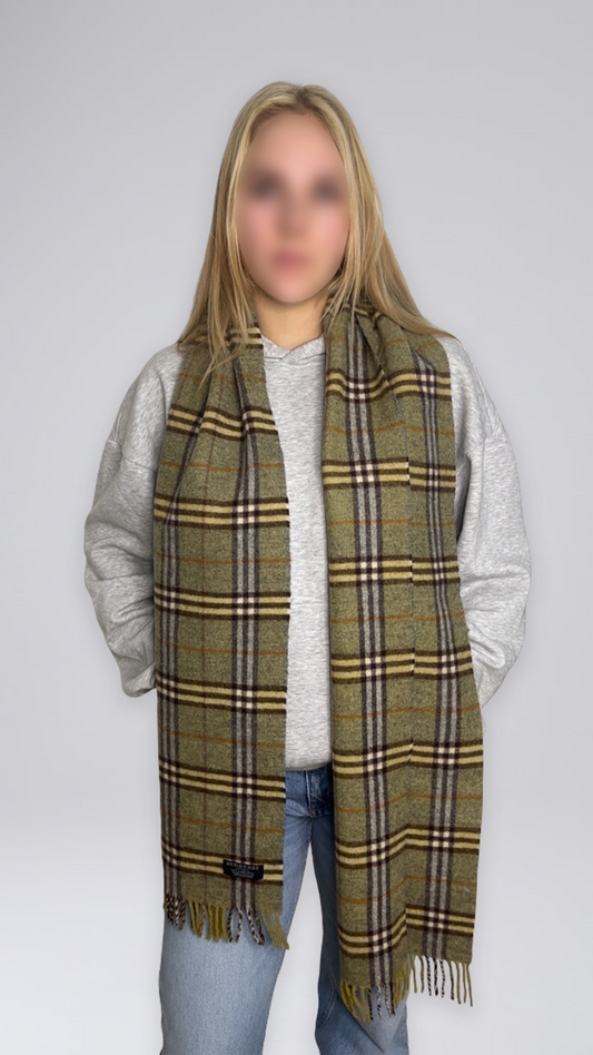 Burberry Sjaal Lichtgroen
