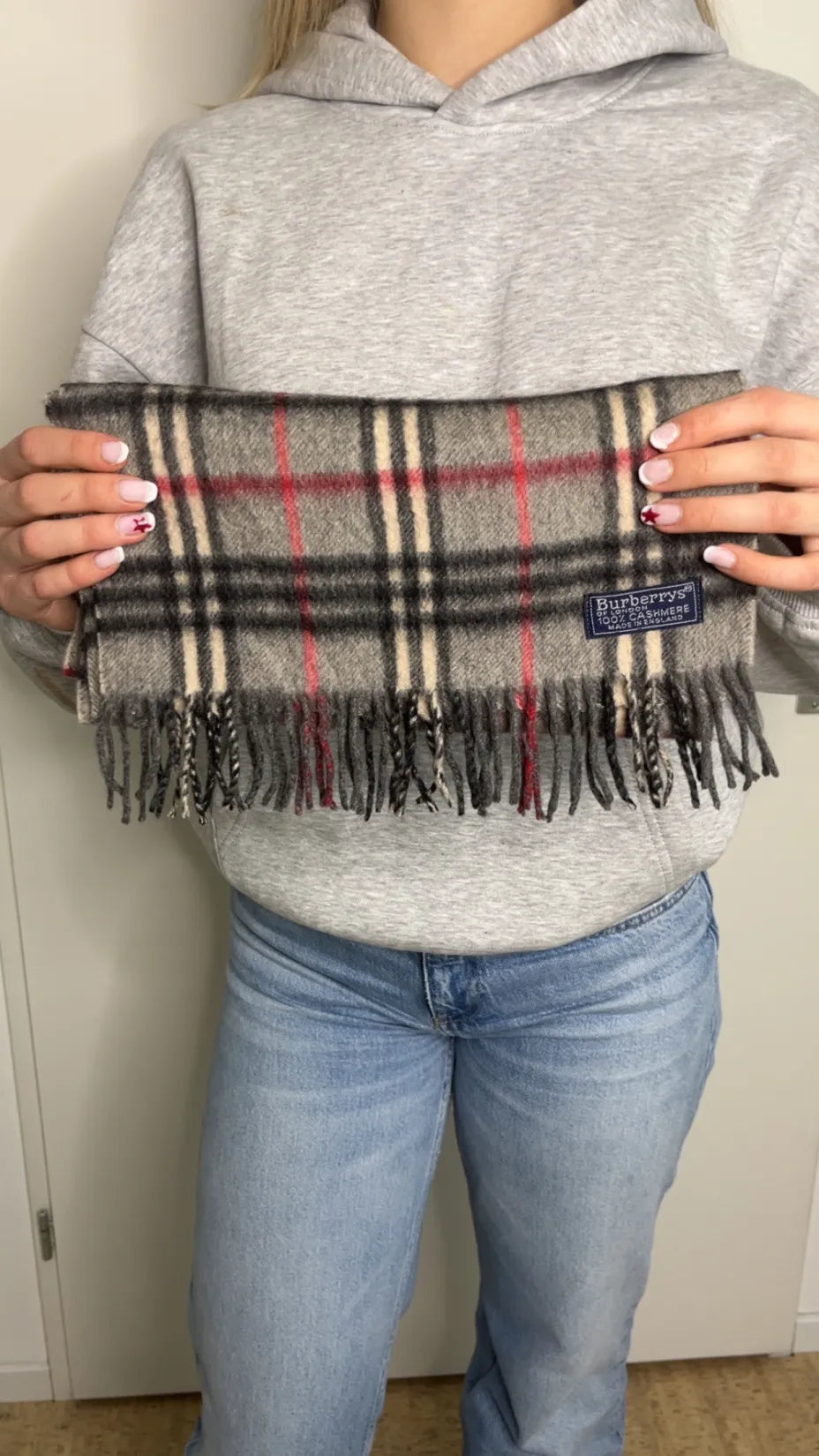 Burberry Sjaal Grijs