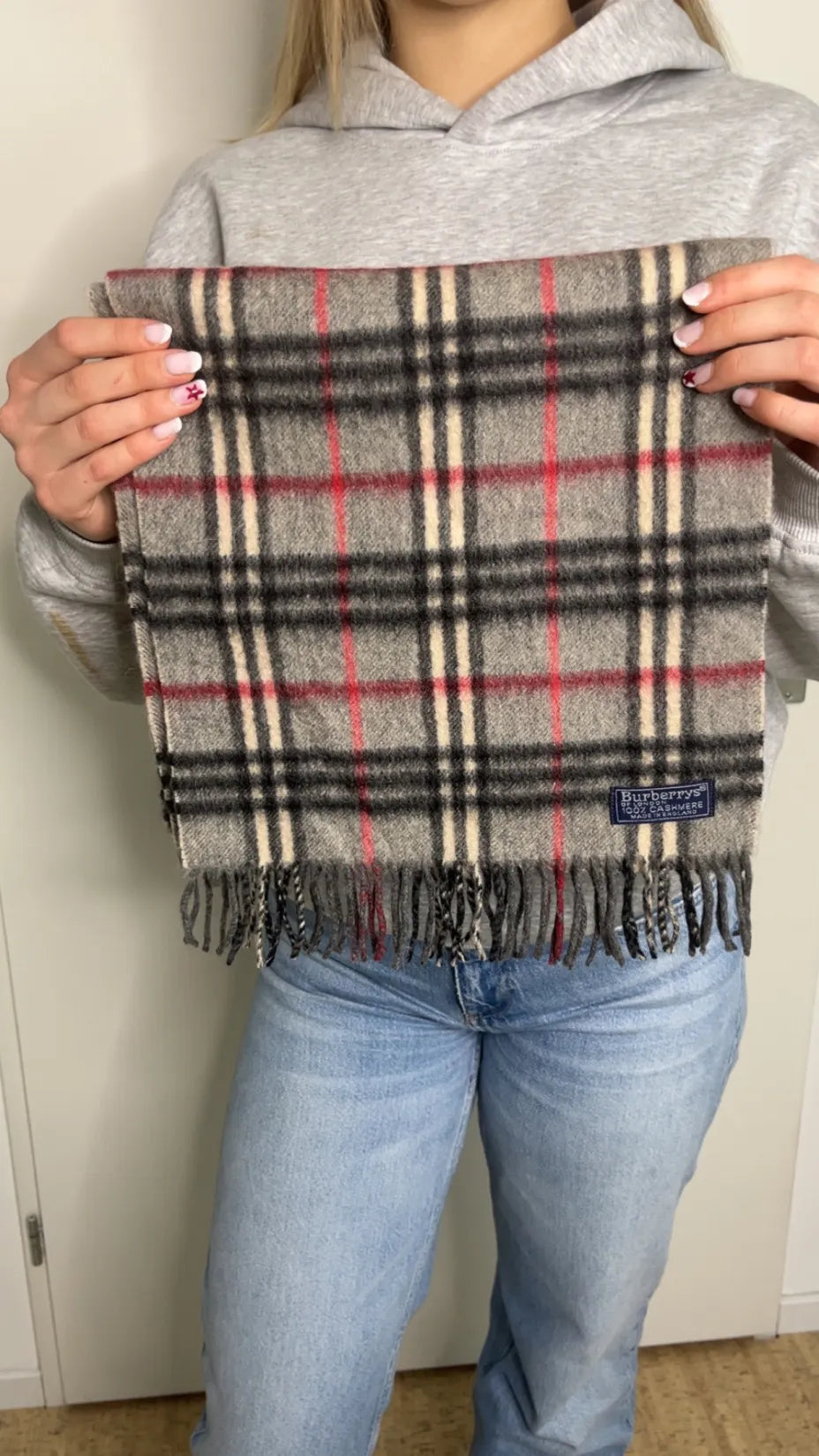 Burberry Sjaal Grijs