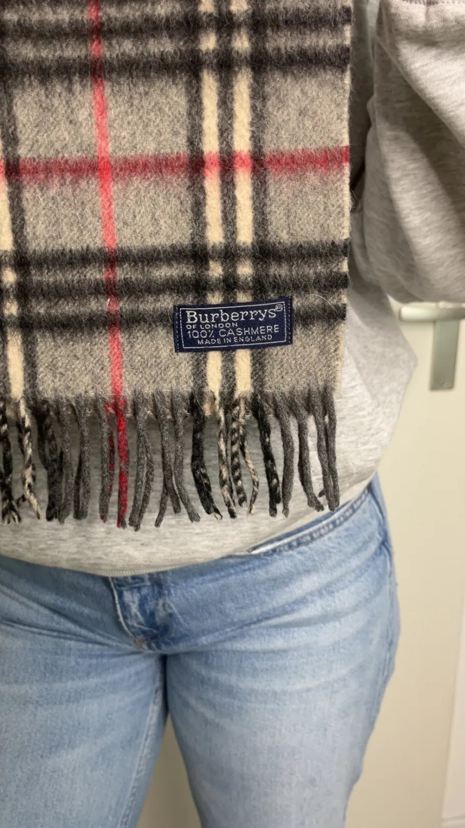 Burberry Sjaal Grijs