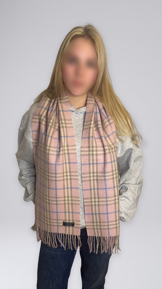 Burberry Sjaal Lichtroze